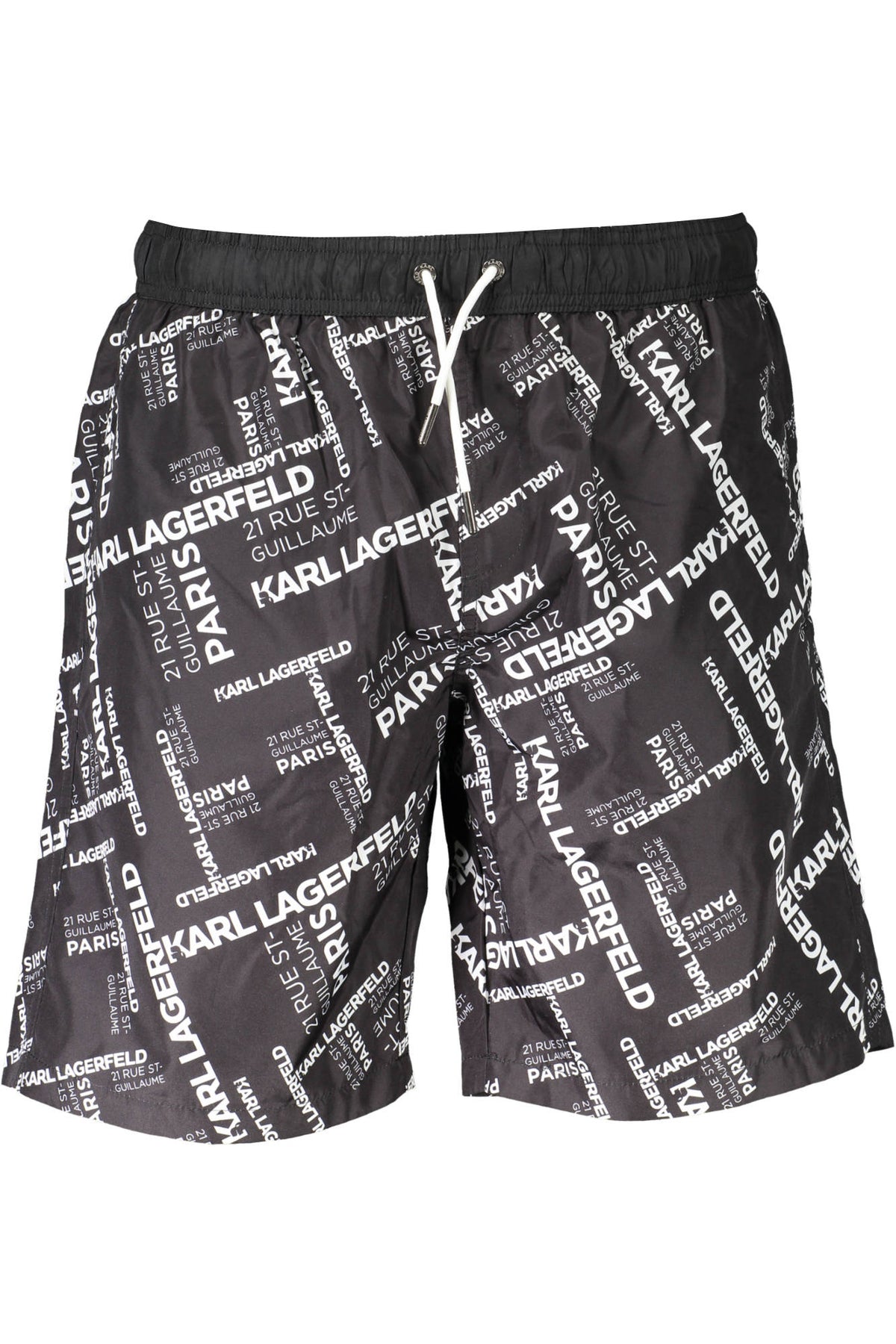 Karl Lagerfeld Beachwear fürdőruha alkatrészei férfi fekete alatt