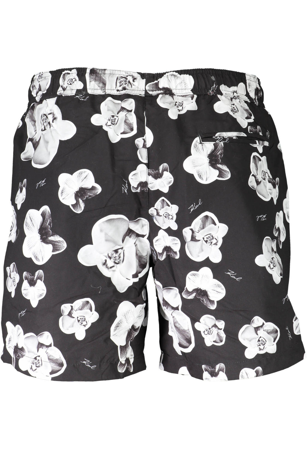 Karl Lagerfeld Beachwear férfi fürdőnadrág, fekete