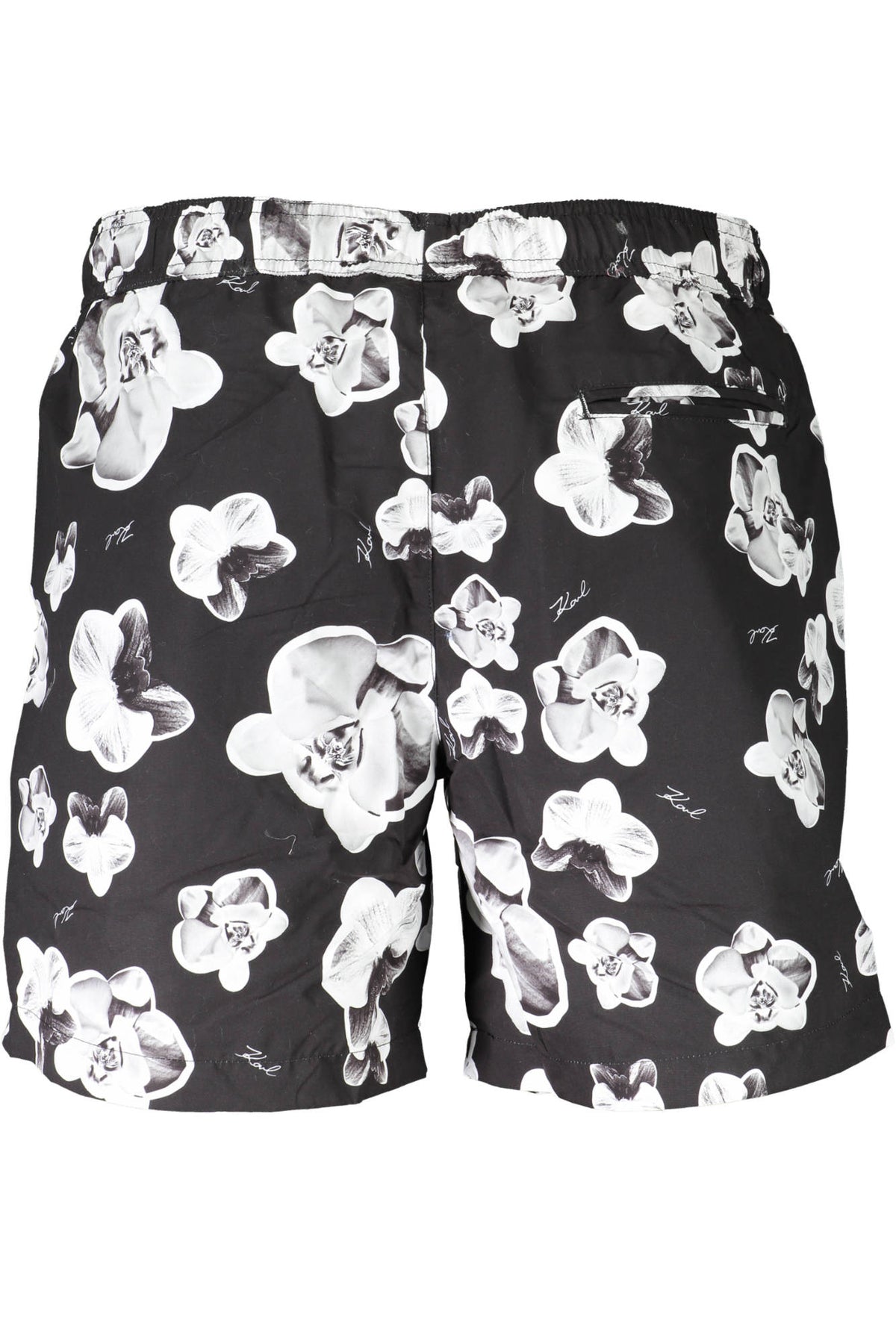 Karl Lagerfeld Beachwear férfi fürdőnadrág, fekete