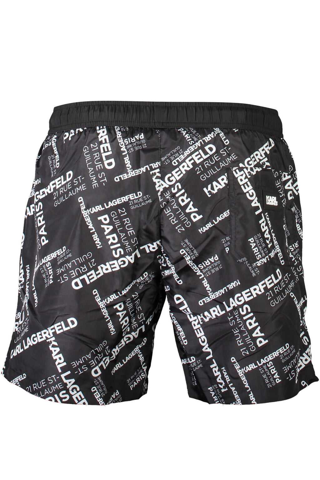 Karl Lagerfeld Beachwear férfi fürdőnadrág, fekete