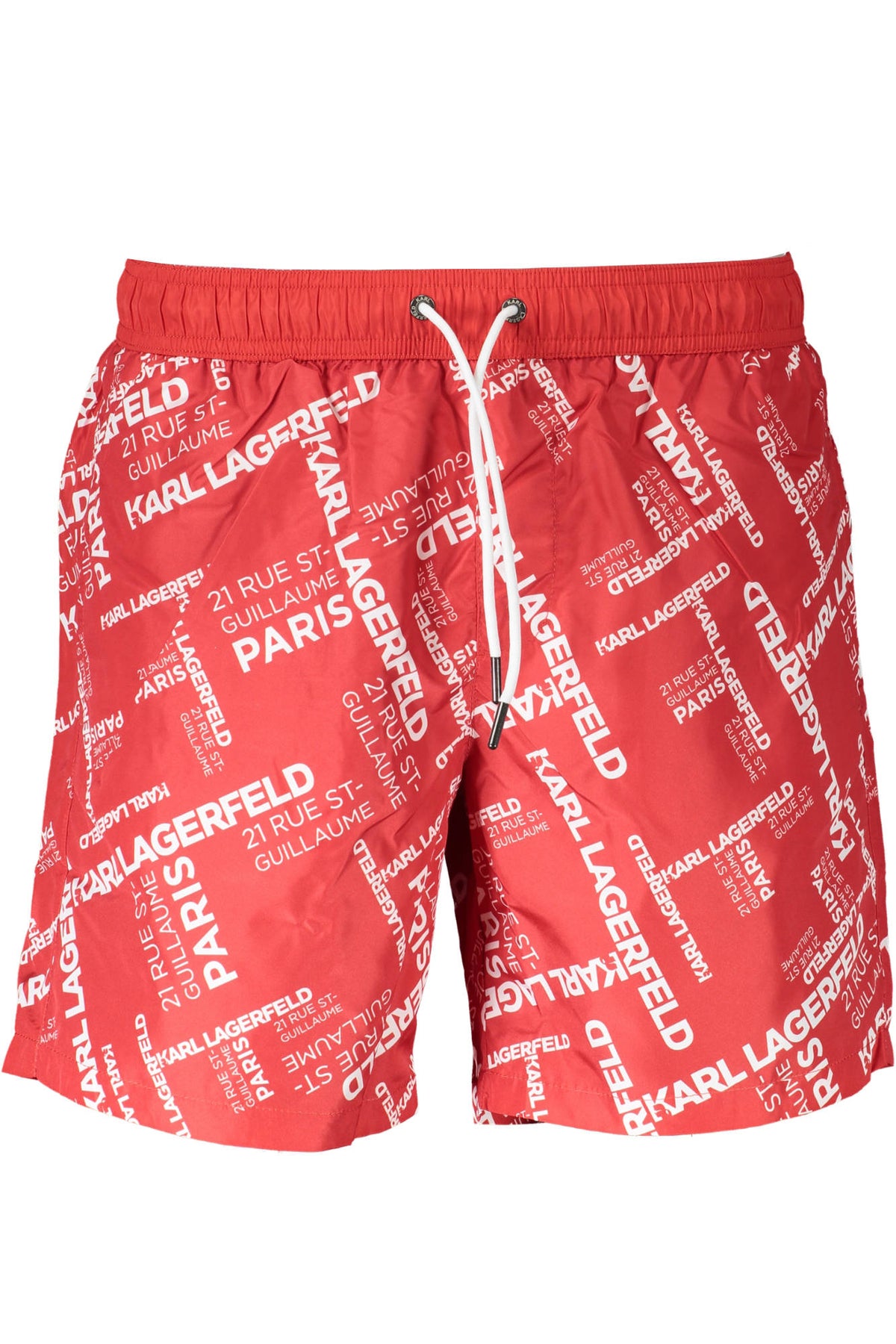 Karl Lagerfeld Beachwear férfi fürdőnadrág, piros