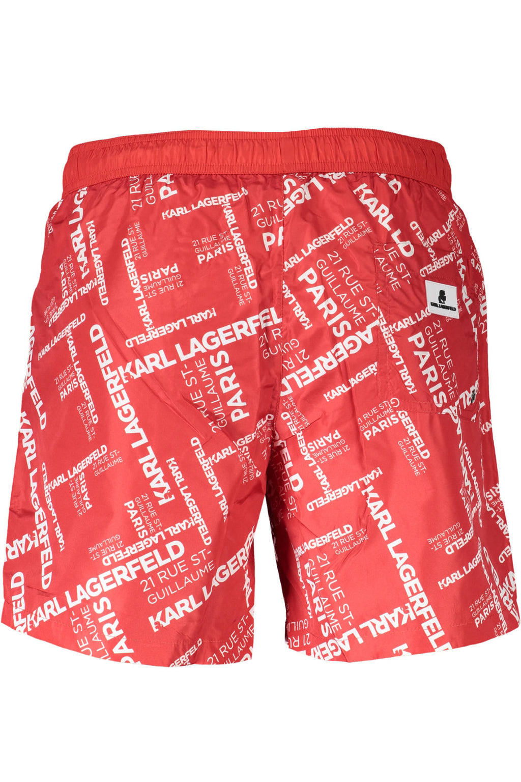 Karl Lagerfeld Beachwear férfi fürdőnadrág, piros