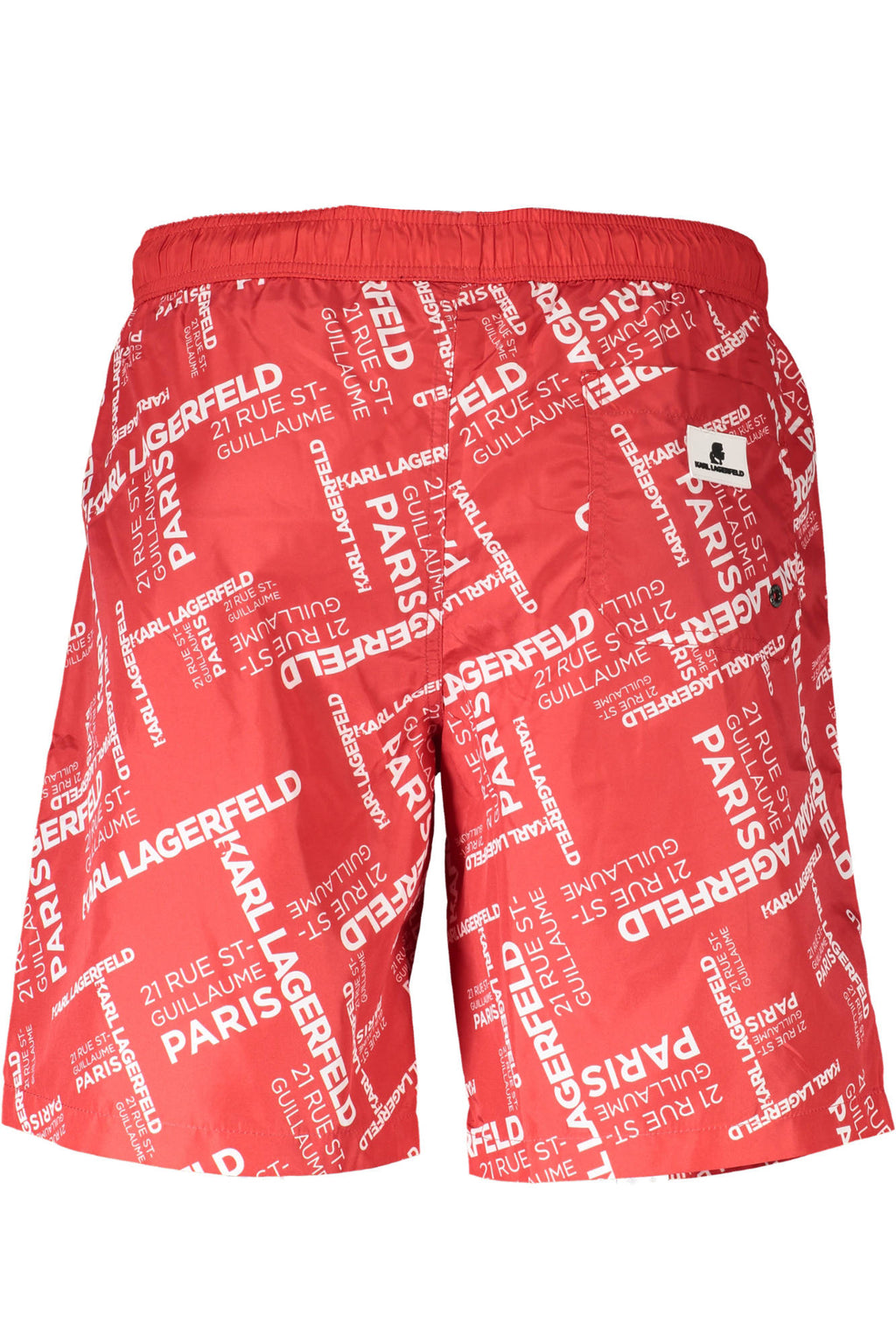 Karl Lagerfeld Beachwear férfi fürdőnadrág, piros