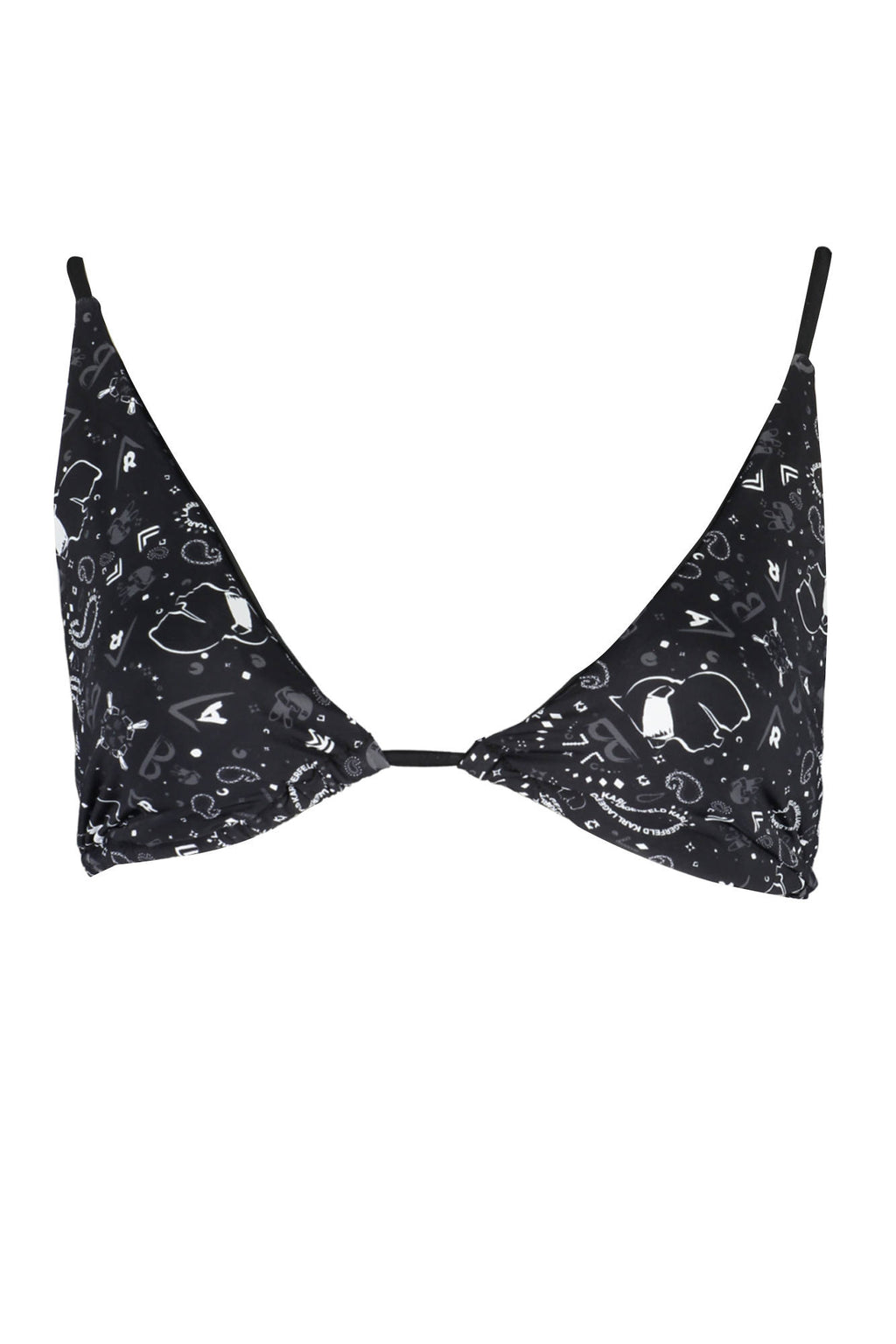 Karl Lagerfeld Beachwear női bikini felső, fekete