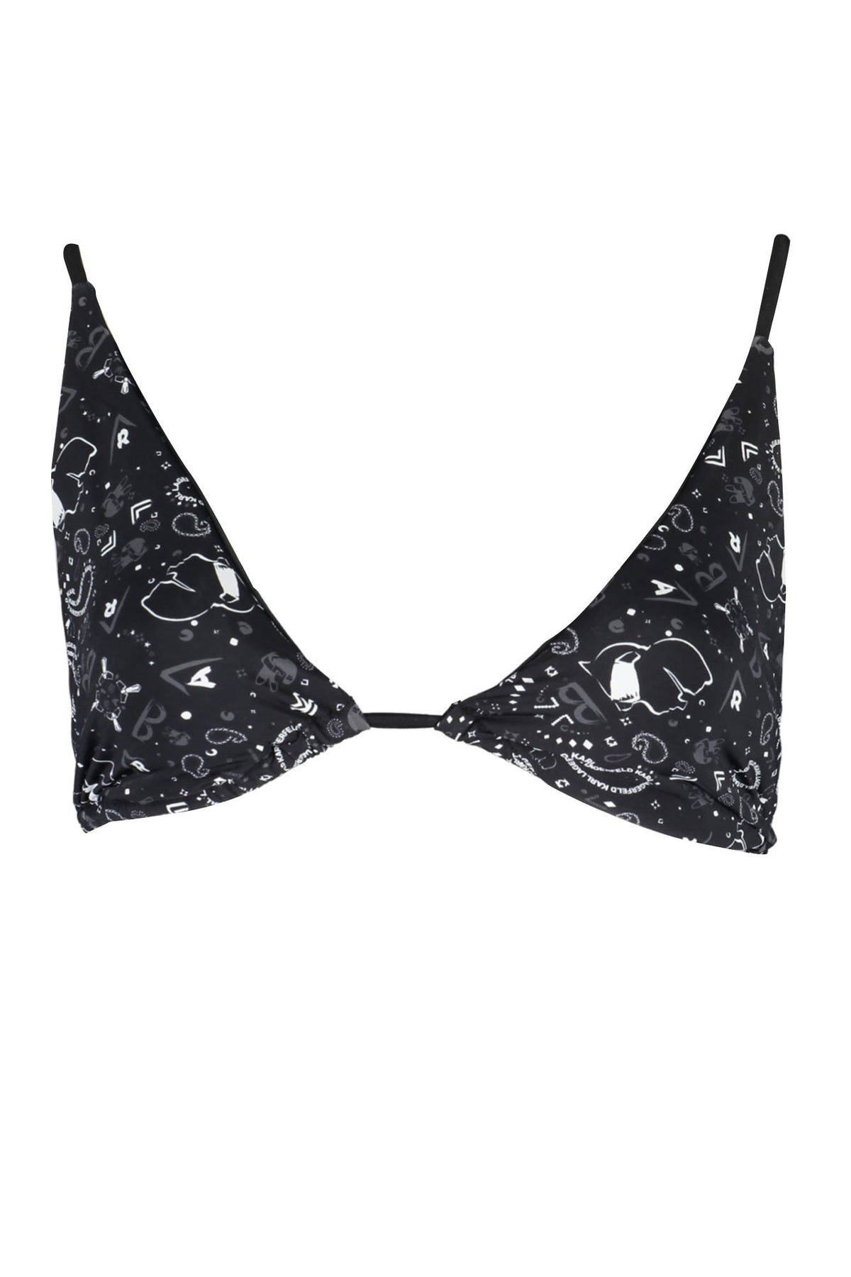 Karl Lagerfeld Beachwear alkatrészei nő felett fekete