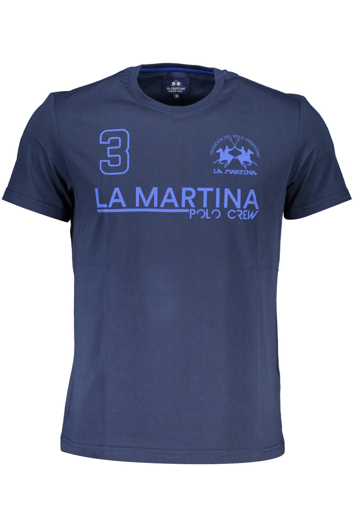 LA Martina hosszú ujjú férfi póló, kék