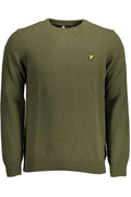 Lyle & Scott férfi kötött pulóver, zöld