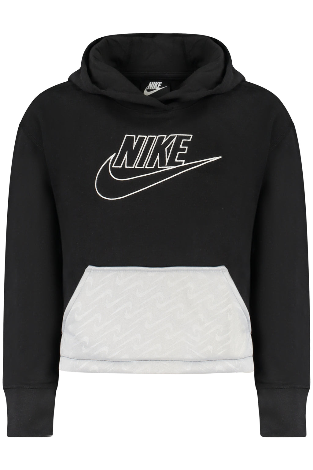 Nike lány pulóver, fekete