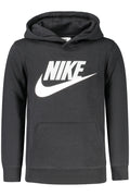 Nike gyerek fekete cipzáros pulóver