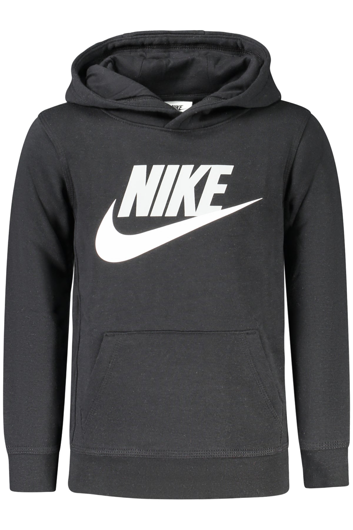 Nike gyerek fekete cipzáros pulóver