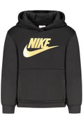 Nike gyerek fekete cipzáros pulóver