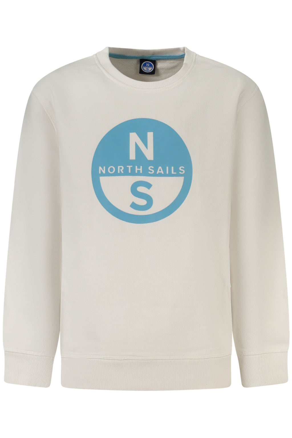 North Sails gyermek cipzáras pulóver, fehér