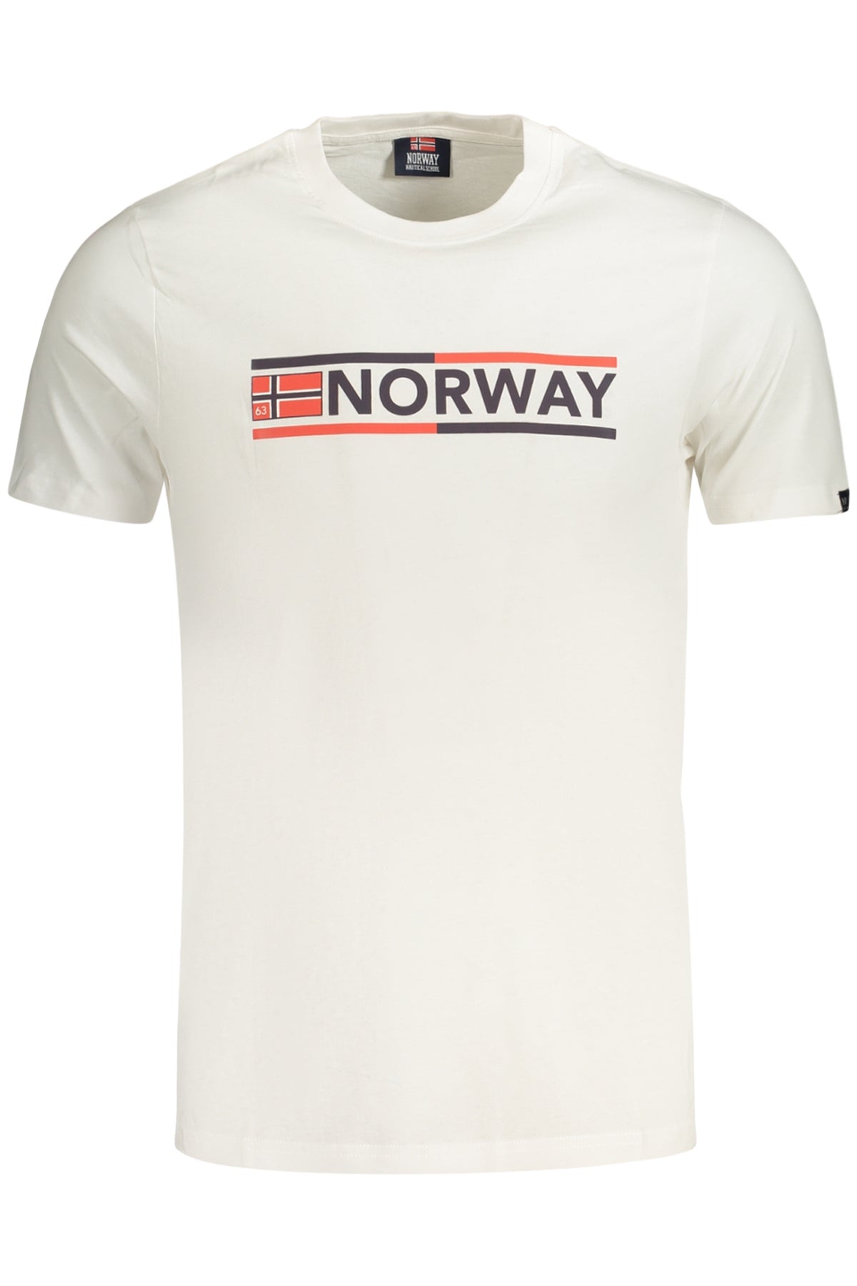 Norway 1963 férfi rövid ujjú póló fehér
