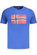 Norway 1963 férfi rövid ujjú póló, kék