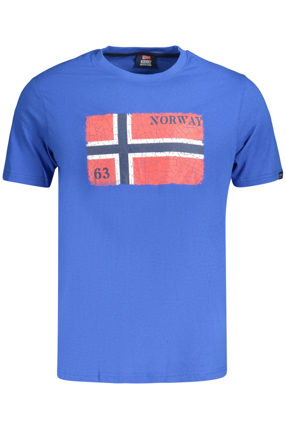 Norway 1963 férfi rövid ujjú póló, kék