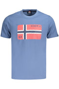Norway 1963 férfi rövid ujjú póló, kék