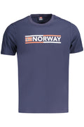 Norway 1963 férfi rövid ujjú póló, kék