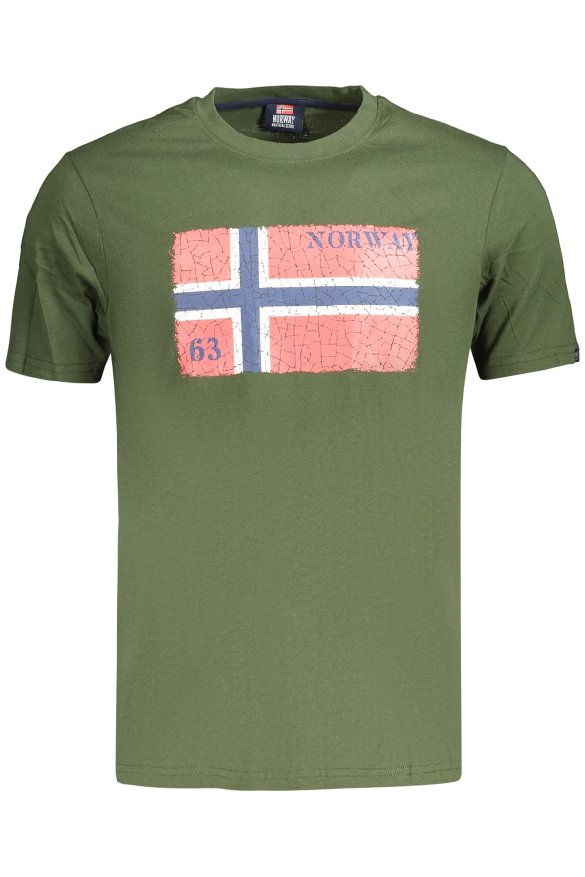 Norway 1963 férfi rövid ujjú póló zöld