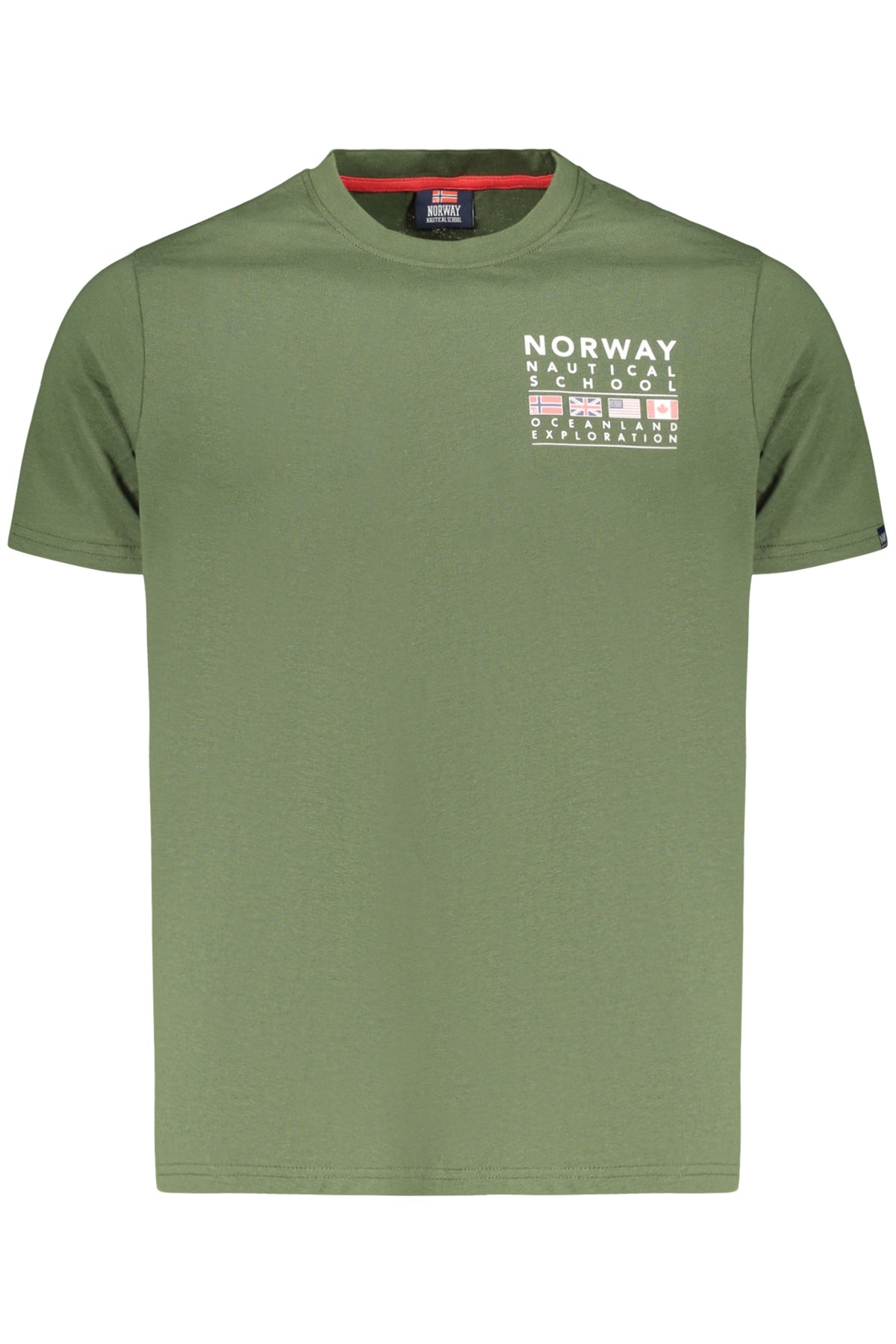 Norway 1963 férfi rövid ujjú póló zöld