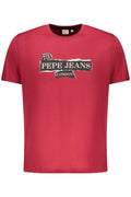 Pepe Jeans férfi rövid ujjú póló, piros