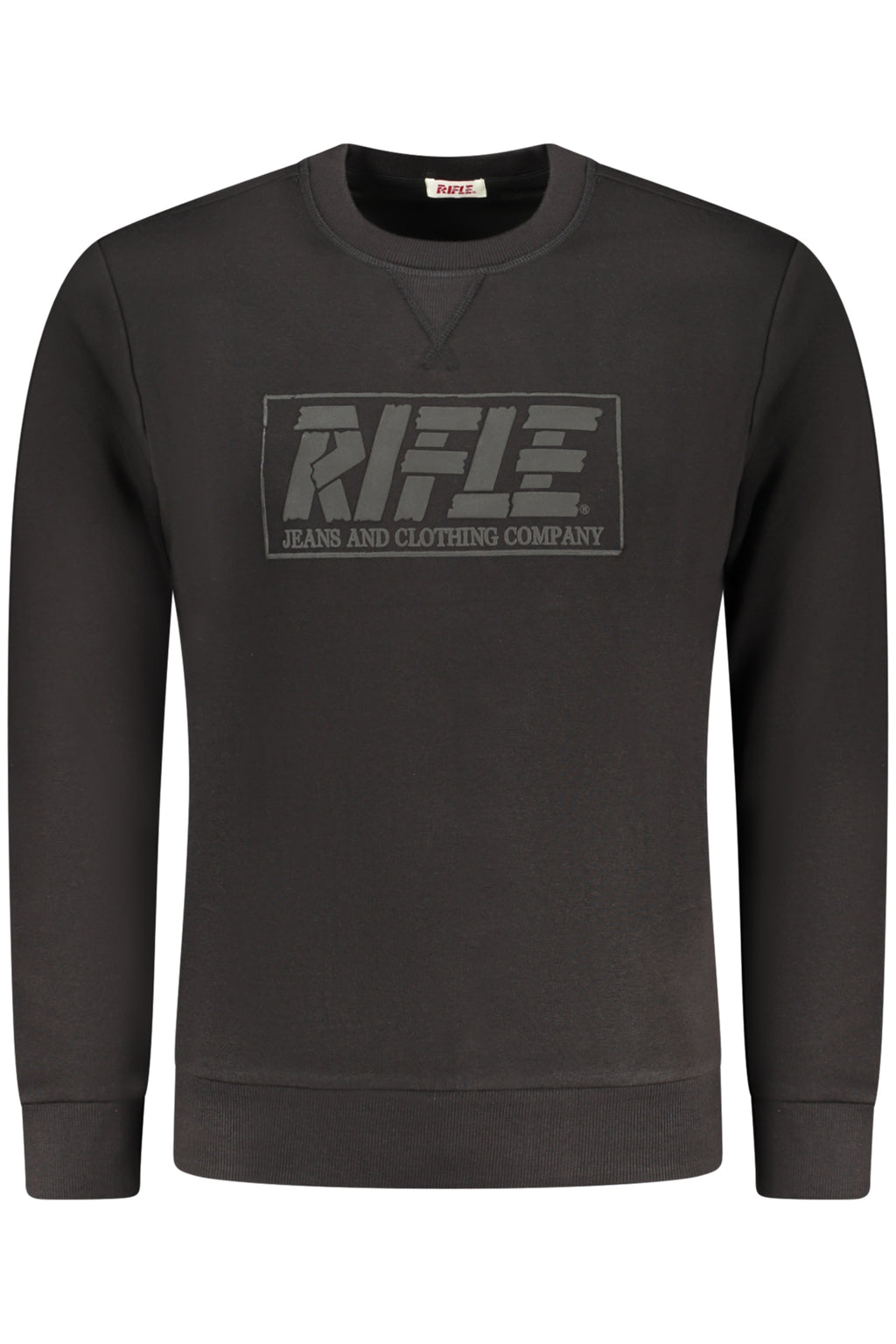 Rifle férfi fekete cipzáros pulóver