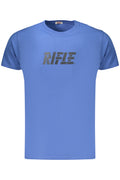 Rifle rövid ujjú férfi póló, kék
