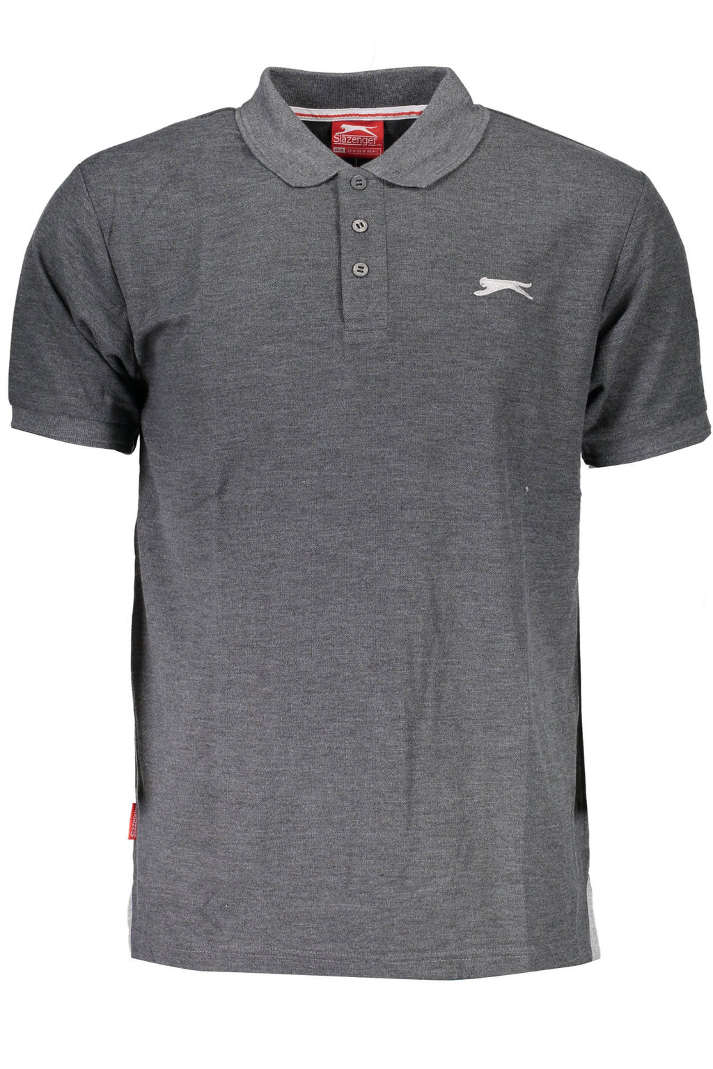 Slazenger férfi rövid ujjú galléros póló, szürke