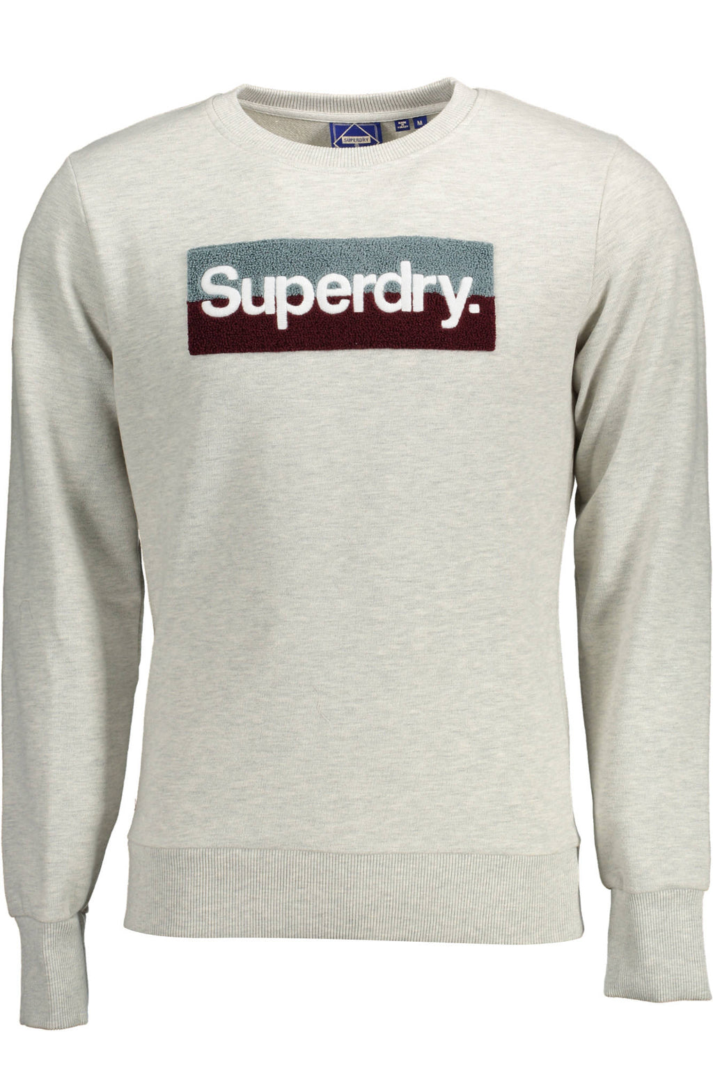Superdry galléros póló cipzár nélkül, szürke
