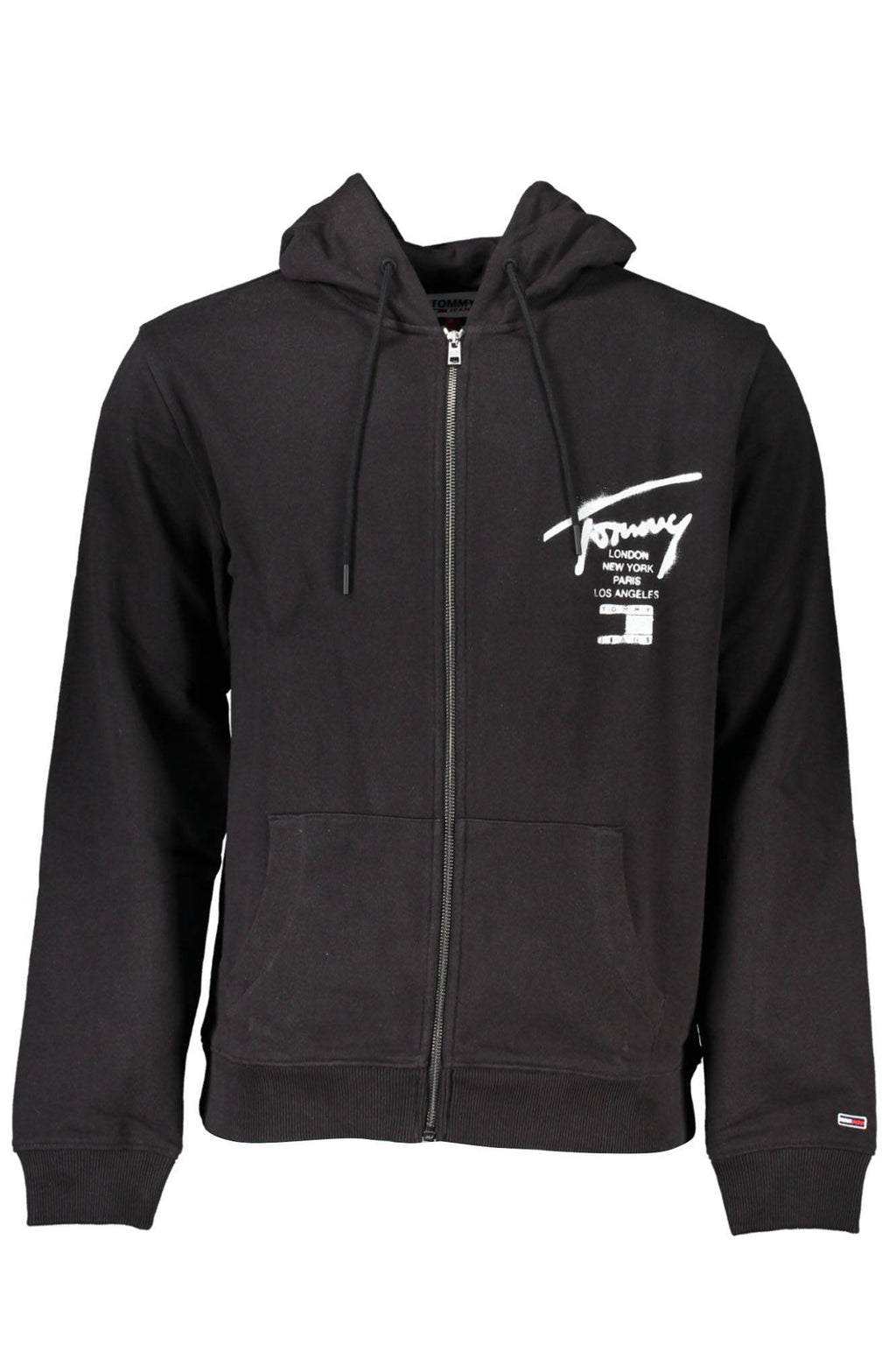 Tommy Hilfiger férfi pulóver, fekete
