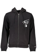 Tommy Hilfiger férfi pulóver, fekete