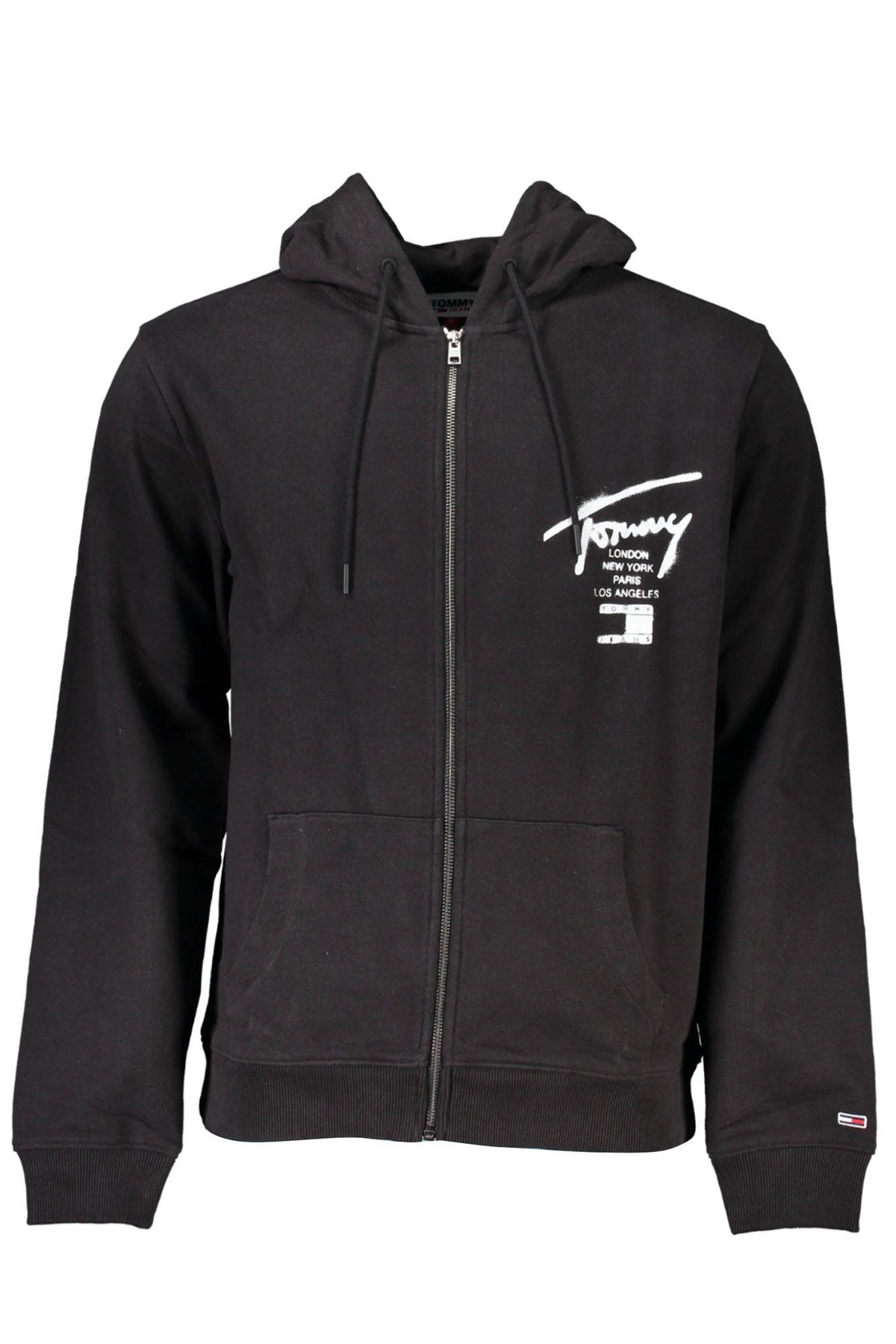 Tommy Hilfiger férfi pulóver, fekete