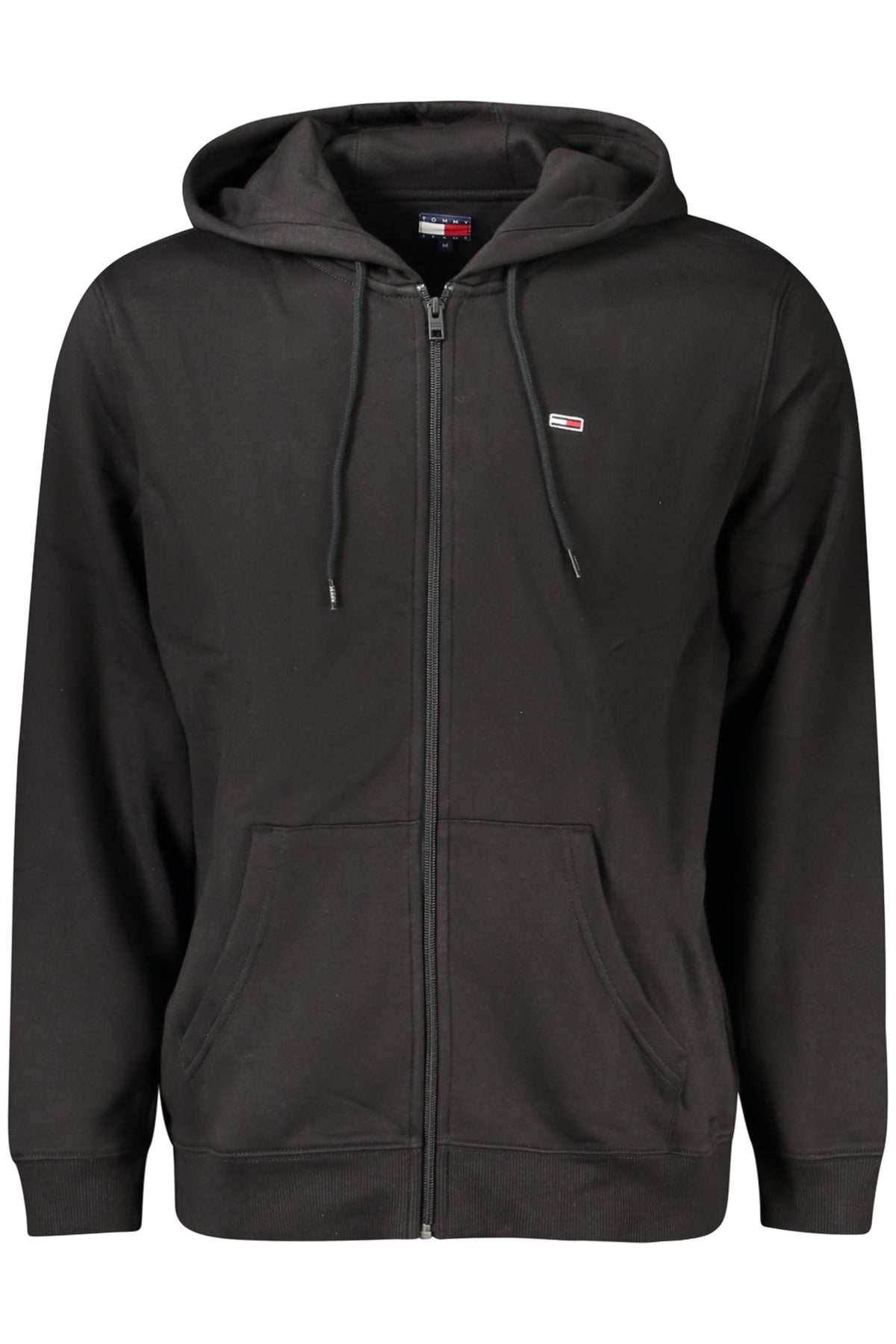 Tommy Hilfiger férfi cipzáros pulóver fekete