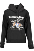 Tommy Hilfiger cipzár nélküli női fekete pulóver