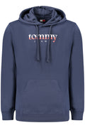 Tommy Hilfiger férfi kék cipzáros pulóver