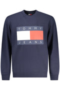 Tommy Hilfiger férfi kék cipzáros pulóver