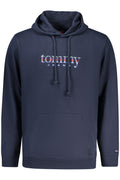 Tommy Hilfiger férfi kék cipzáros pulóver