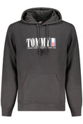 Tommy Hilfiger férfi pulóver, fekete
