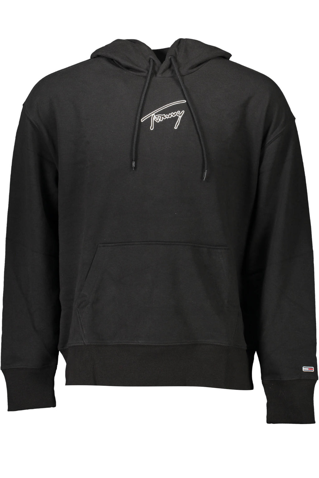 Tommy Hilfiger férfi pulóver, fekete