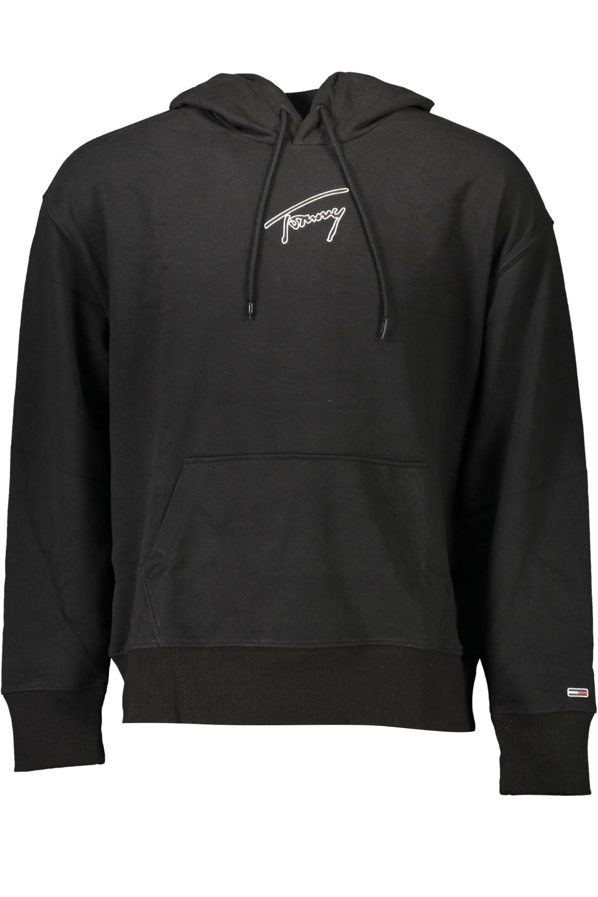 Tommy Hilfiger férfi pulóver, fekete
