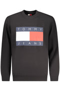 Tommy Hilfiger férfi fekete cipzáros pulóver