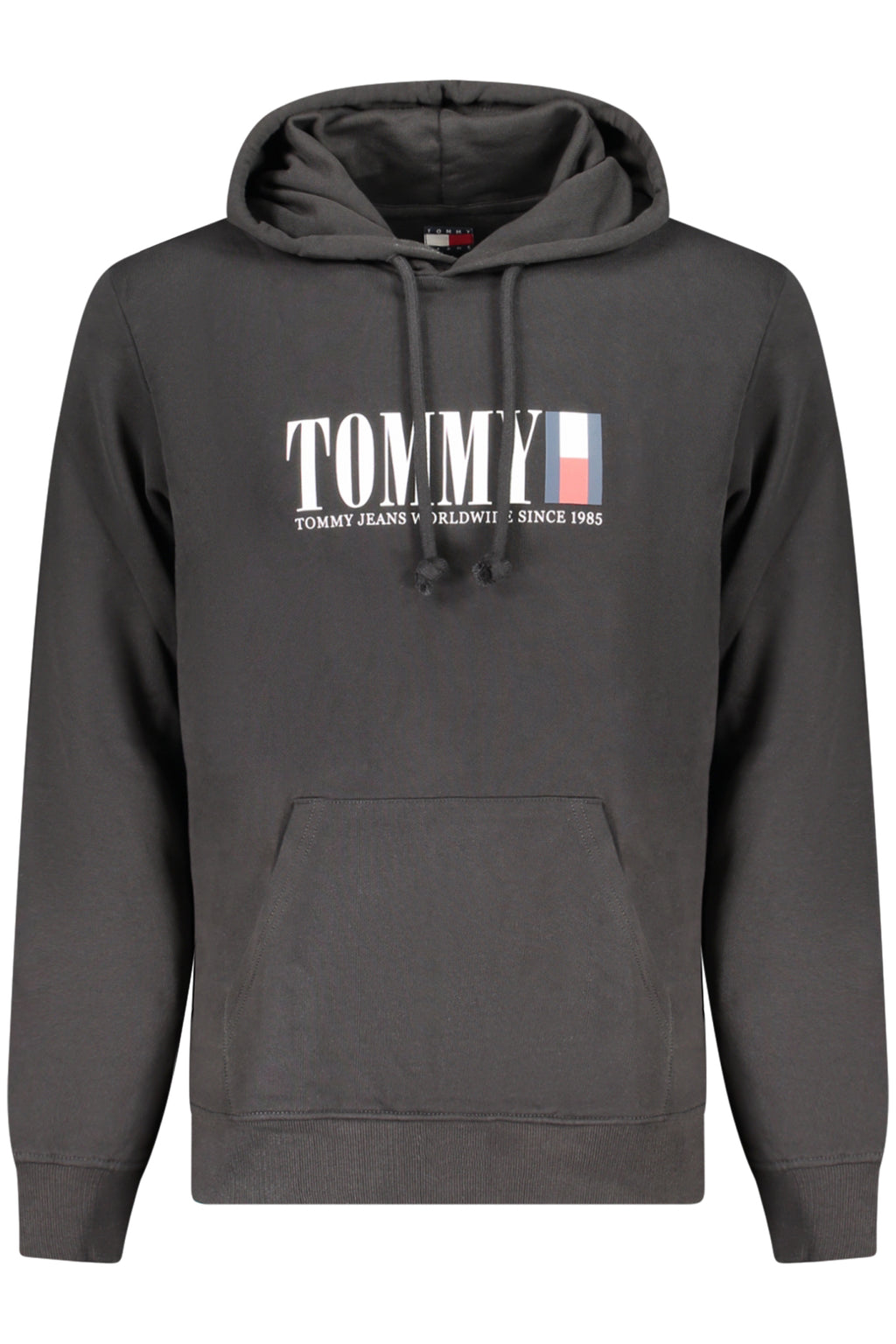 Tommy Hilfiger férfi fekete cipzáros pulóver