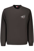 Tommy Hilfiger férfi pulóver, fekete