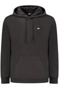 Tommy Hilfiger férfi fekete cipzáros pulóver