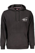 Tommy Hilfiger férfi pulóver, fekete