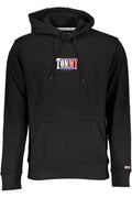 Tommy Hilfiger férfi pulóver, fekete