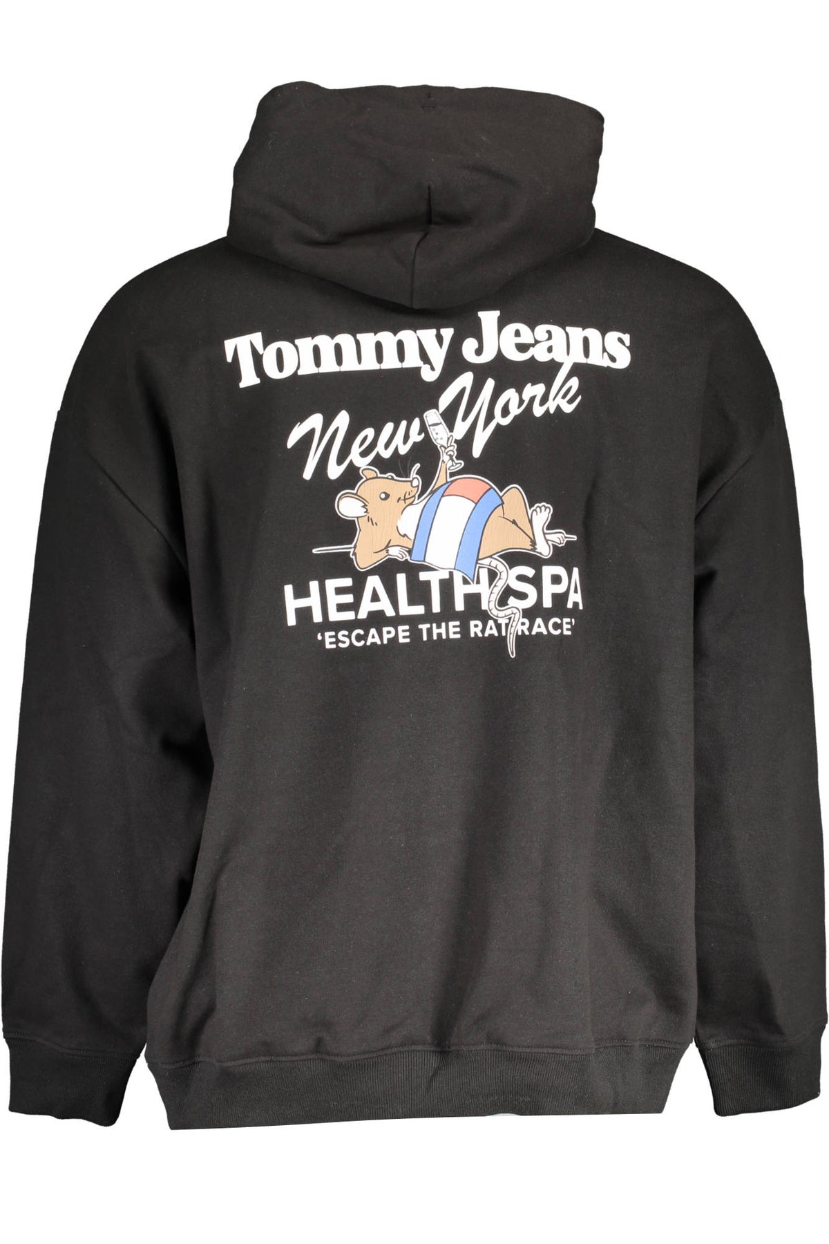 Tommy Hilfiger férfi pulóver, fekete