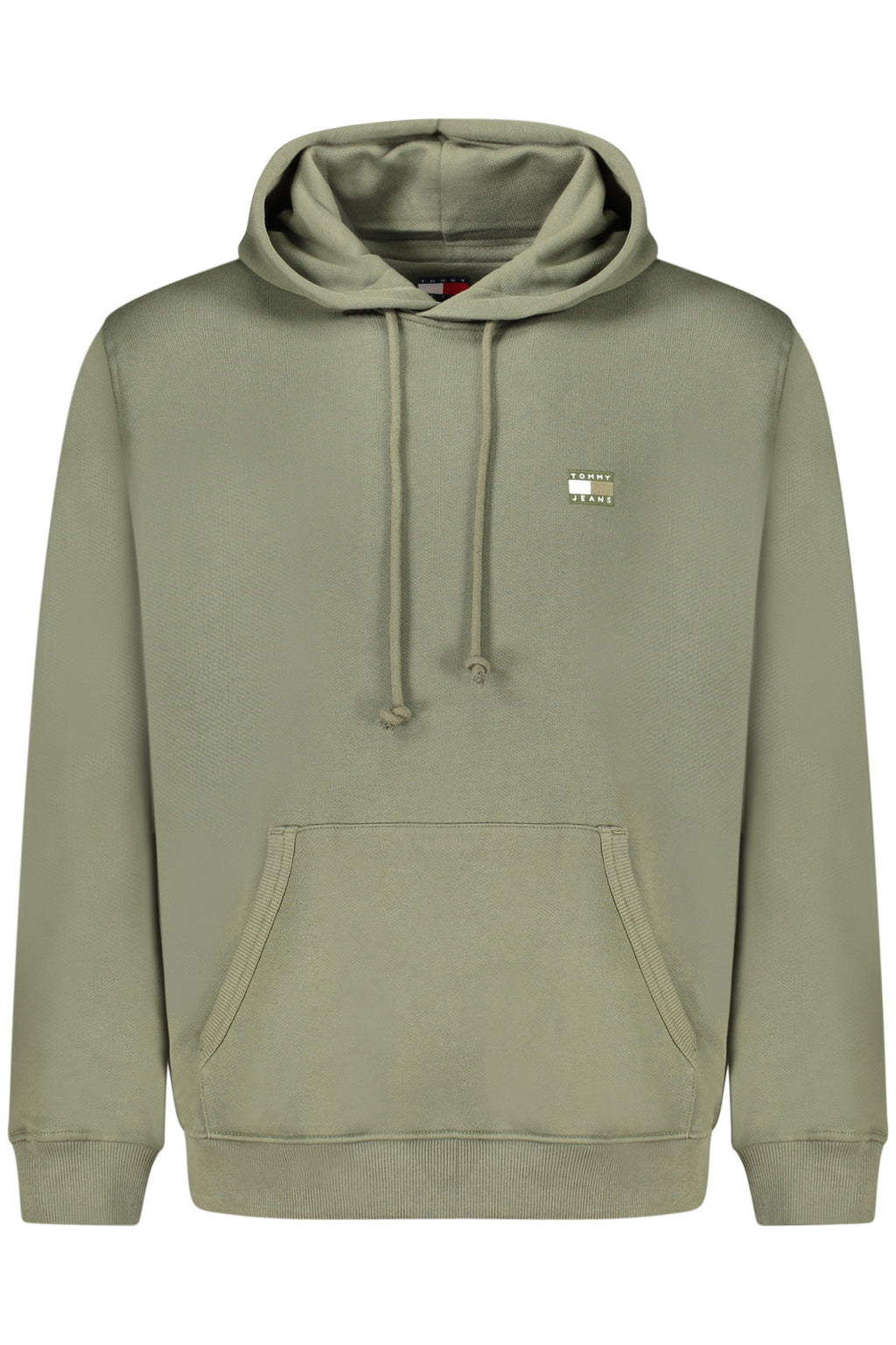 Tommy Hilfiger férfi cipzáras pulóver, zöld