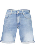 Tommy Hilfiger férfi farmer rövidnadrág, világoskék