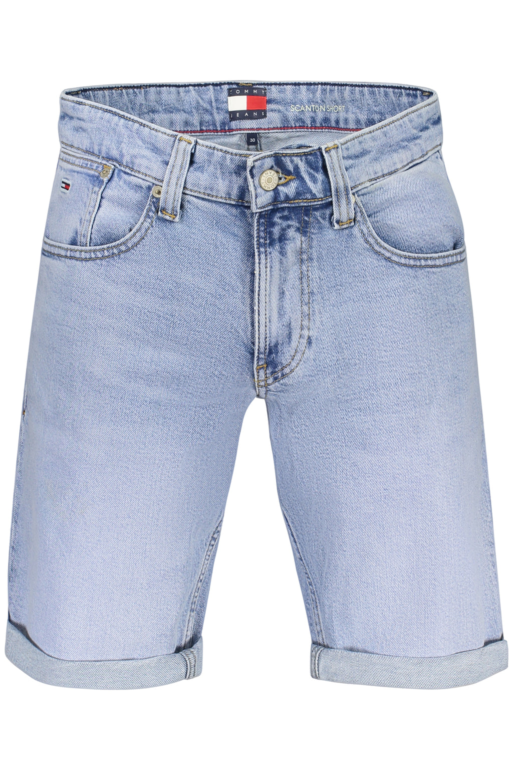 Tommy Hilfiger férfi farmer rövidnadrág, világoskék