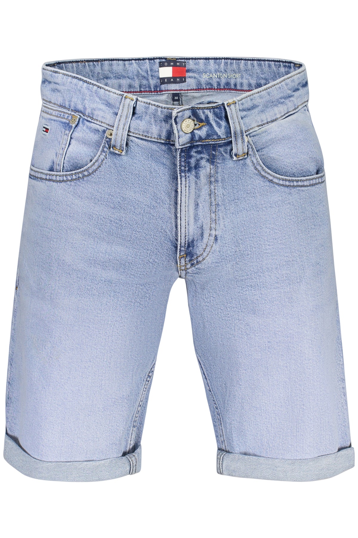 Tommy Hilfiger férfi farmer rövidnadrág, világoskék